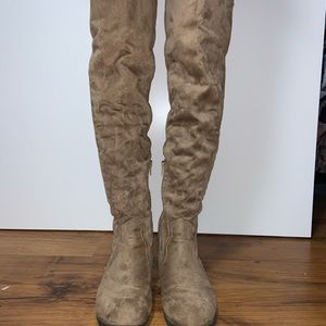 High knee boots